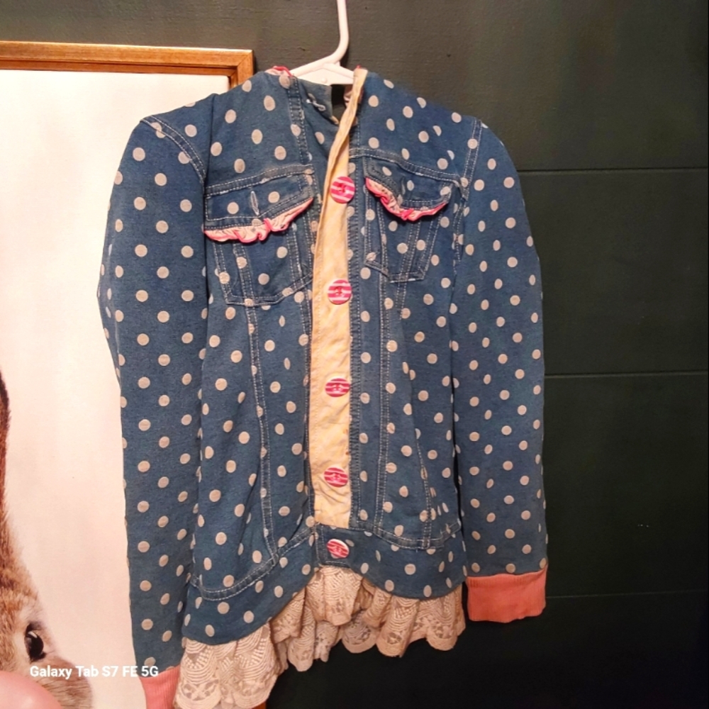 Matilda Jane jacket it is for an 8-year-old and it is a nice jacket